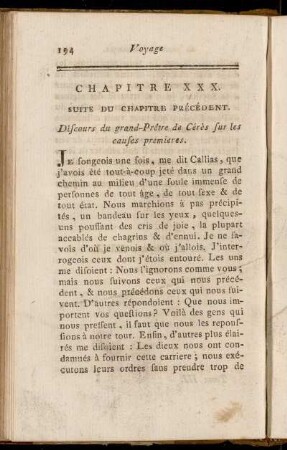 Chapitre XXX. Suite Du Chapitre Précédent.