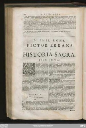 Caput I. De Pictorum Erroribus in genere.