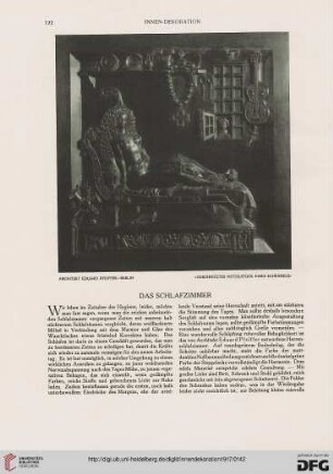 Das Schlafzimmer