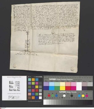 Seligenstadt: Instrumentum notariale super possessione altaris St. Valentini pro Johanno Burckhardo