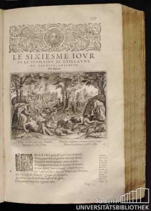 Le Sixiesme Iour De La Sepmaine De Guillaume De Saluste, Seigneur Du Bartas.
