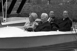 Staatsbesuch des Bundespräsidenten Heinrich Lübke anläßlich der Eröffnung der Bundesgartenschau 1967.