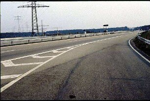 Ausfahrt aus Tangente Ost (Heilbronn Richtung Schwetzingen) zu Hauptfahrbahn Ost der B36 (Hockenheim Richtung Schwetzingen)