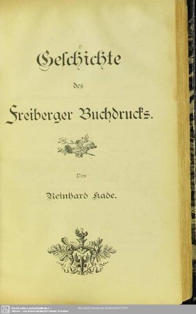 Geschichte des Freiberger Buchdrucks