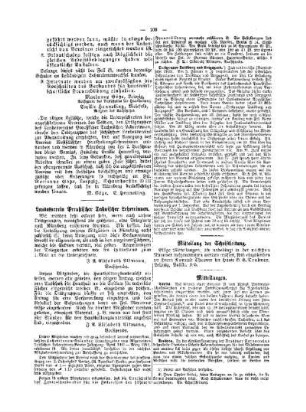 Mitteilung der Schriftleitung