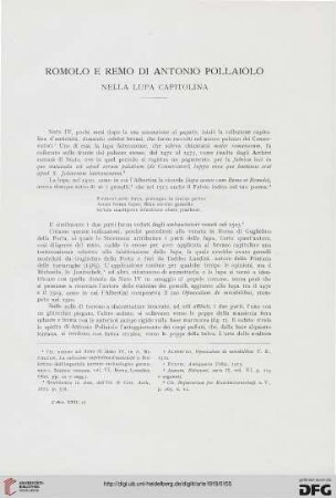 22: Romolo e Remo di Antonio Pollaiolo nella Lupa Capitolina