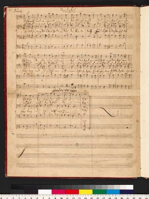 Dreistigkeit; Coro maschile; Es-Dur; MWV G 18
