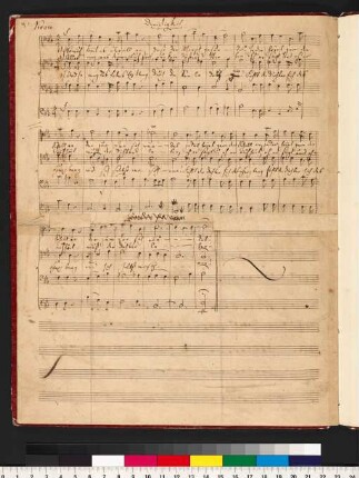 Dreistigkeit; Coro maschile; Es-Dur; MWV G 18