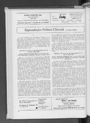 Eppendorfer Polizei-Chronik