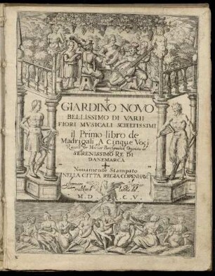 Giardino novo ... il primo libro de madrigali a cinque voci. Alto