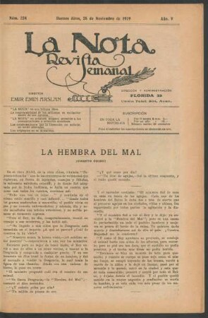La hembra del mal : (Cuento chino)