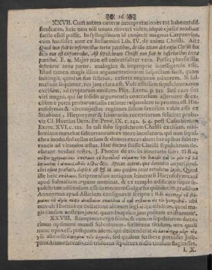 XXVII. [Refutatur objectio contra nostram sententiam]