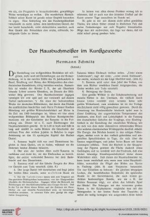 1: Der Hausbuchmeister im Kunstgewerbe, [2]