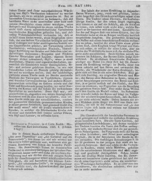 Immermann, K. L.: Miscellen. Stuttgart, Tübingen: Cotta 1830