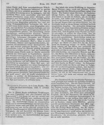 Immermann, K. L.: Miscellen. Stuttgart, Tübingen: Cotta 1830