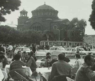 Bulgarien, Sofia, Kirche Sv. Nedelja, Parkplatz