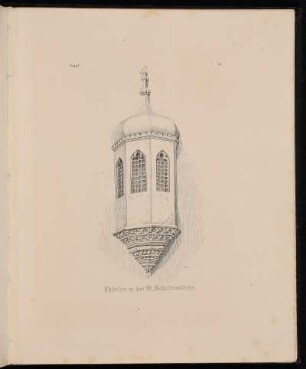 Suppl. 16. Chörlein in der St. Sebalduskirche. - Sankt Sebald, Nürnberg, Erker