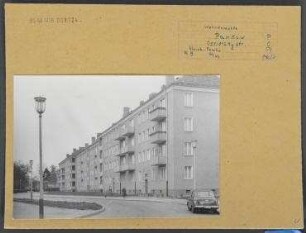 Wohnkomplex. Berlin, Pankow, Ossietzkystraße (vor 1948 Schloßstraße)