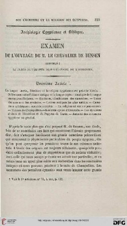 Deuxième article