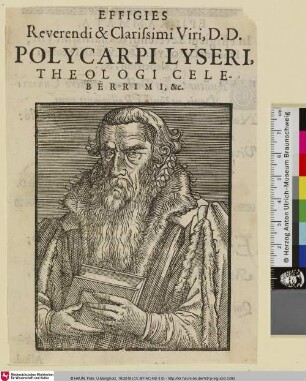 [Polykarp Lyser (leyser) aus e. Buch]