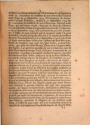 Arrest De La Cour De Parlement, Du 29 Août 1755.