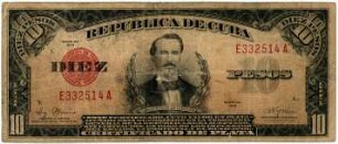 Geldschein, 10 Pesos, 1948