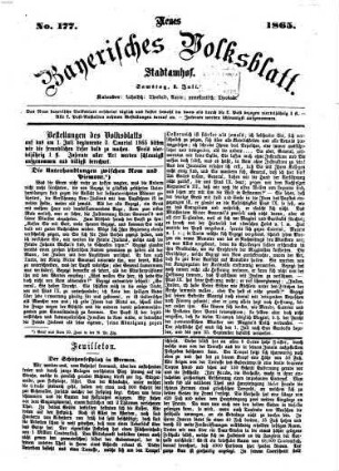 Neues bayerisches Volksblatt. 1865, 7 - 12