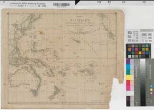 Weltatlas Australien 1829/30 o.M. 37,5 x 46 J. C. Hinrichsche Buchhandlung, Leipzig Benkhausen