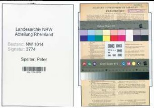 Entnazifizierung Peter Spelter , geb. 10.08.1899 (Feuerwehrmann)