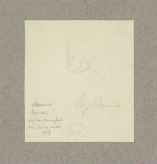 Porträt des Alexandre Dumas