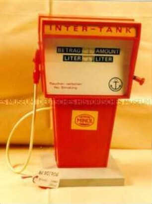 Spielzeug - MINOL-Zapfsäule "INTER-TANK"