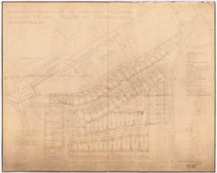Gartenanlage Firma Union Rheinbenzin, Wesseling: Lageplan (Großgrünplan) 1:500