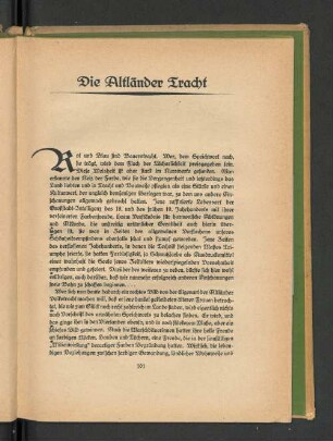 Die Altländer Tracht