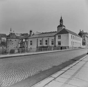 Bautzen : Bautzen. Blick von der Friedensbrücke auf Röhrscheidtbastei