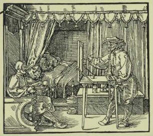 Zeichnen mit Diopter, A. Dürer