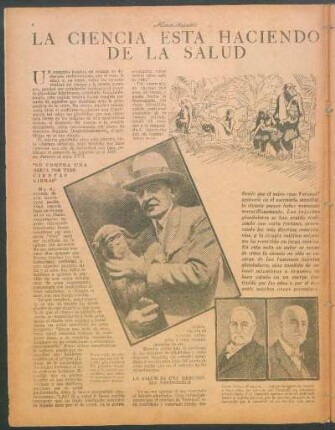 La ciencia esta haciendo posible la compra y venta de la salud : Según lo demuestra el profesor A. M. Low