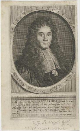 Bildnis des Steph Blancardus