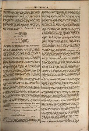 Les confessions de J.-J. Rousseau