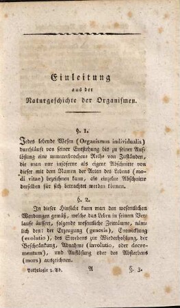 Versuch einer allgemeinen Krankheitslehre, 1