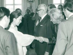 IFF 1973. Chinwoo Jung - Jin-woo Jeong, Gustav Heinemann und Gattin.