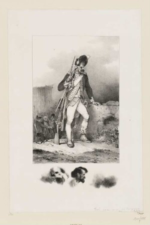 Garde française, 14 juillet 1789, Blatt 2 der Folge "Militärkostüme vor und während der Revolution"