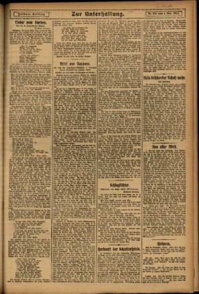 Dritte Ausgabe vom Samstag, den 01. November 1924.