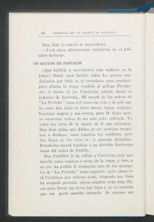 Un gaucho de pantalón