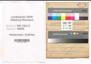 Entnazifizierung Gottfried Hackemeyer, geb. 19.01.1902 (Vertreter)