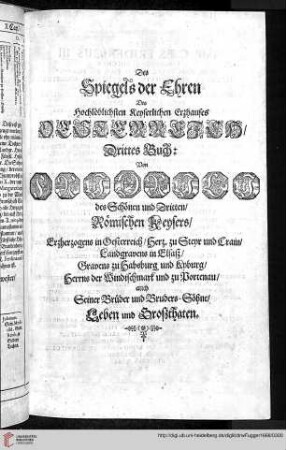 Titelblatt Drittes Buch