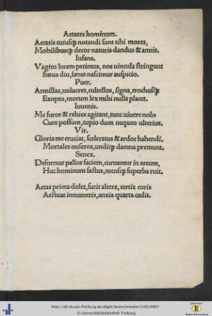 Aetates hominum.
