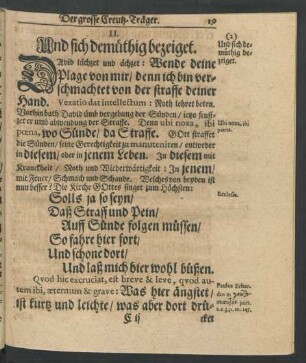 II. Und sich demüthig bezeiget.