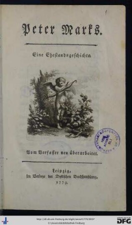 Peter Marks : eine Ehestandsgeschichte