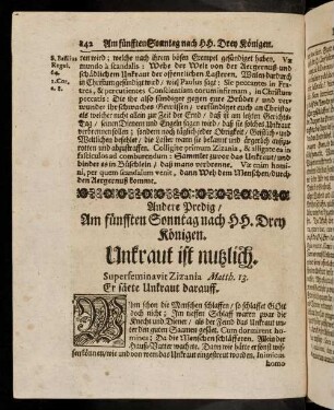 142-148, Andere Predig am fuenfften Sonntag nach HH. ...
