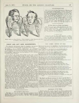 Cherub Cobden (to Cherub Bright). "This is really a very disagreeable state of things. - Who would have thought it?"